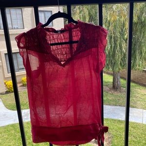 Red Women’s Top
